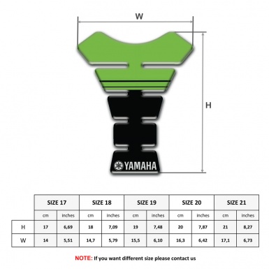 Yamaha Tank Fuse Type Green Black 