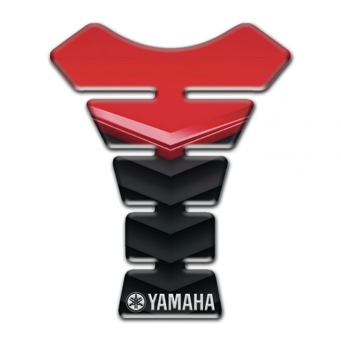 Yamaha Tank Guard Pads Premium Quality Red Black Type 