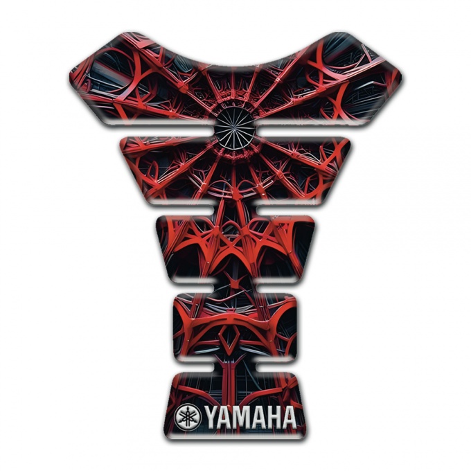 Yamaha Tank Fuse Red Spider Web Design Type 