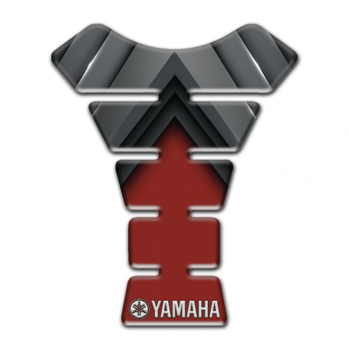 Yamaha Tank Protector Red Black Gray Decoration Type 