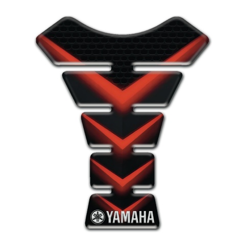 Yamaha Tank Guard Pads Red V Shape Lights type 