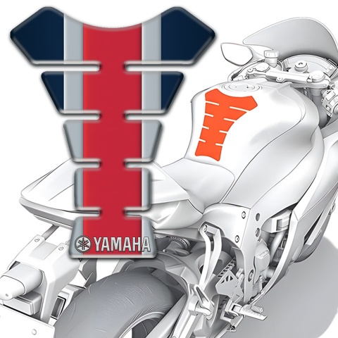 Yamaha Tank Pad Protector Racing Edition Silicone Sticker Model 