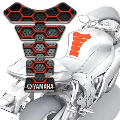 Yamaha Tank Protector Hexagons Figures Type 