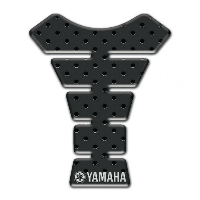 Yamaha Tank Guard Pads Perforated Rubber Effect Type 