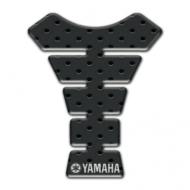Yamaha Tank Pad Motorbike Black Perforated Base Example