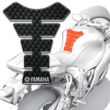 Yamaha Tank Protector Black Fibers Style 