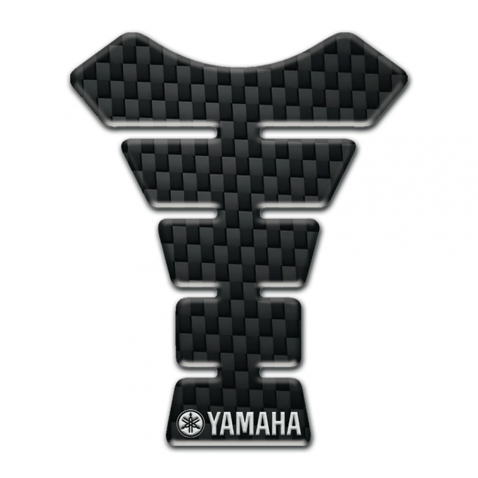 Yamaha Tank Protector Black Fibers Style 