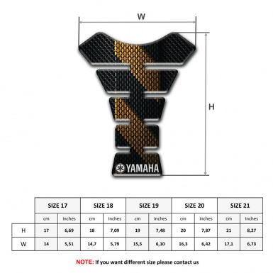 Yamaha Tank Fuse Edition Brown Black tapes 