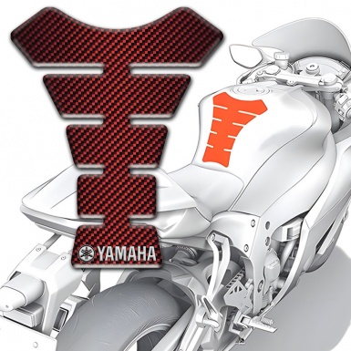 Yamaha Tank Protector Edition Red Carbon 