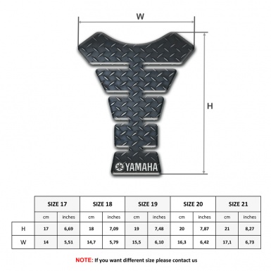 Yamaha Tank Pad Protector Edition Rough Effect 