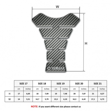 Yamaha Tank Protector Edition Classic Carbon 