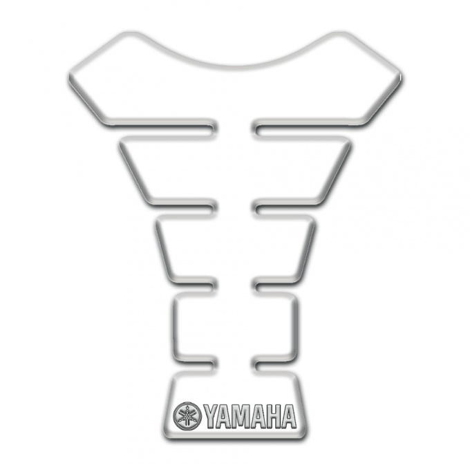 Yamaha Tank Guard Pads White Design option 
