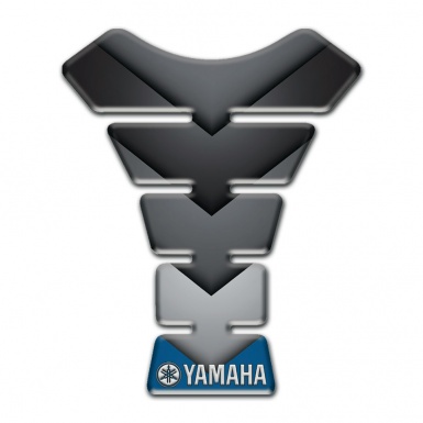 Yamaha Tank Pad Protector Gray Blue Elements Style 
