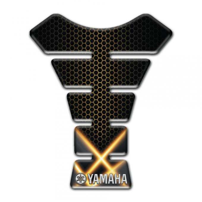 Yamaha Tank Pad Protector dark Base with Orange Lights Version 