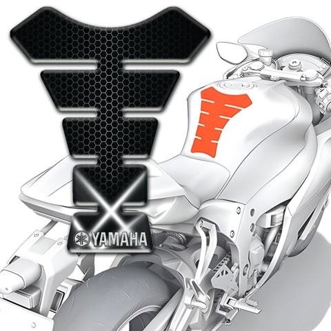 Yamaha Tank Fuse dark Base with White Lights Version 