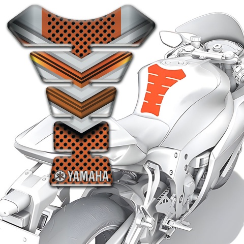 Yamaha Tank Protector Copper Grey Design Version 