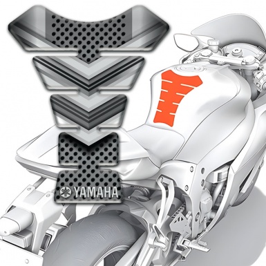 Yamaha Tank Guard Pads Silicone Sticker Racing Edition Version 