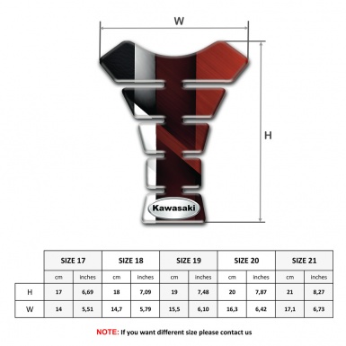Kawasaki Tank Guard Pads High-Quality  Anti Slip Sticker 