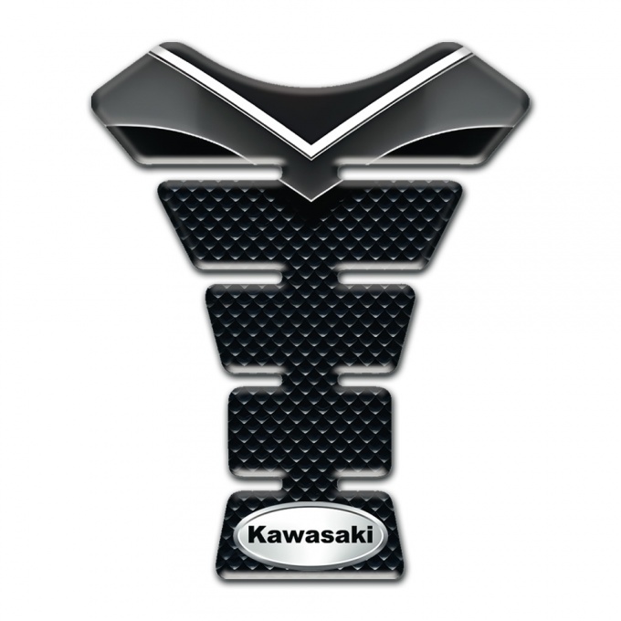 Kawasaki Tank Fuse Motorcycle Silicone Sticker Stylish Vision 