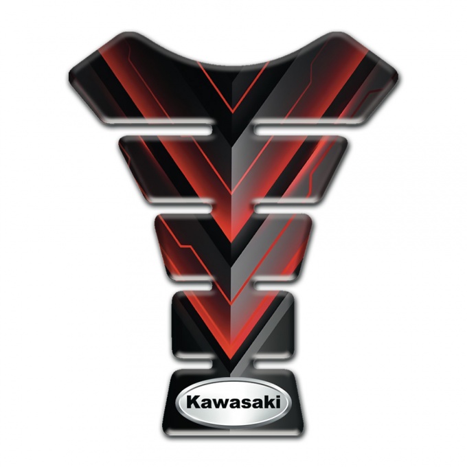 Kawasaki Tank Fuse Red Black Decoration Model 
