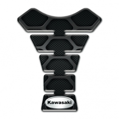 Kawasaki Tank Protector Black Base with Gray patterns Edition 