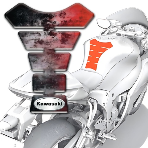 Kawasaki Tank Fuse Mixed Tones Design 