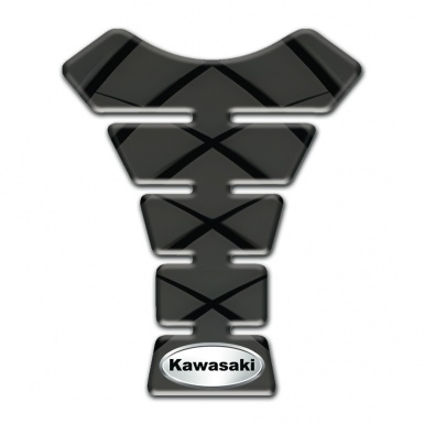 Kawasaki Tank Pad Motorbike Silicone Sticker 
