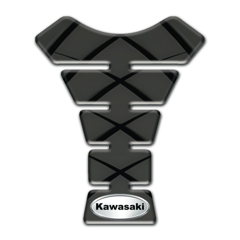Kawasaki Tank Pad Motorbike Silicone Sticker 