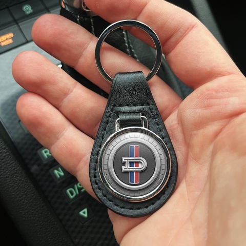 Datsun Key Fob Leather Metallic Multicolor Design