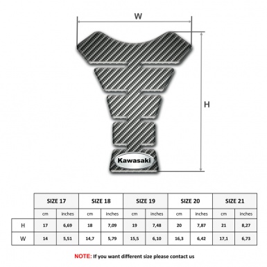 Kawasaki Tank Protector Classic Carbon Edition 