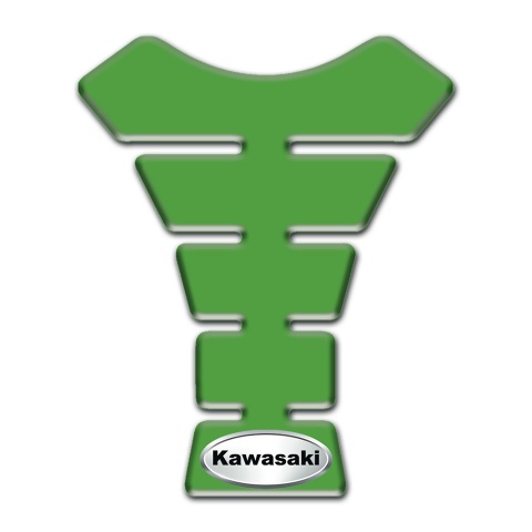 Kawasaki Tank Protector Green Print Oval Logo Style 