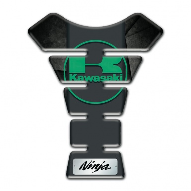 Kawasaki Tank Pad Protector Mixed Gray Black Base Ninja Edition 