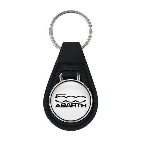 Fiat Abarth 500 Keyring Holder Leather  