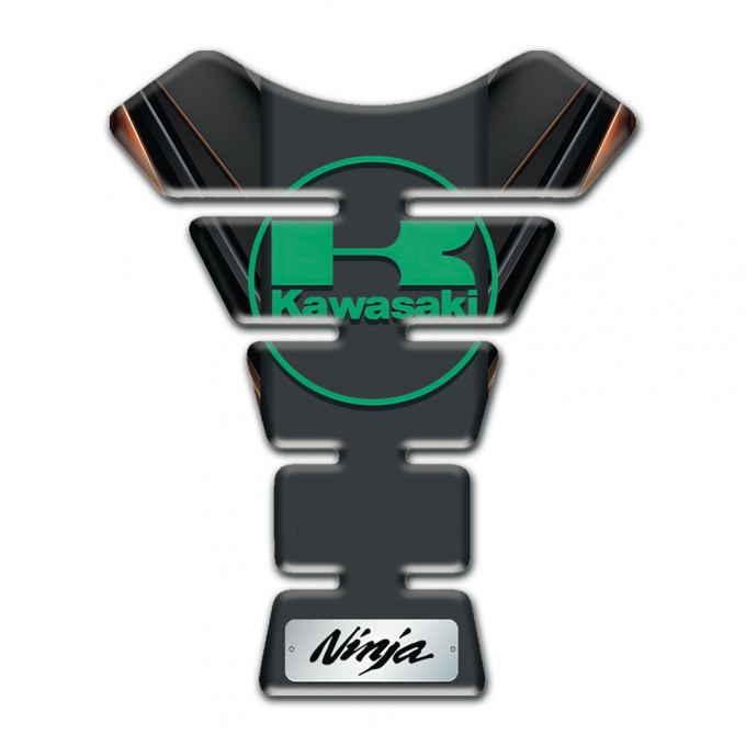 Kawasaki Tank Pad Motorbike High End Model with Green Logo 