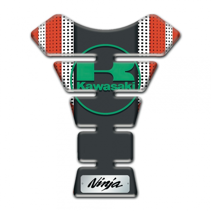 Kawasaki Tank Pad Protector Ninja Edition Green Logo Style 
