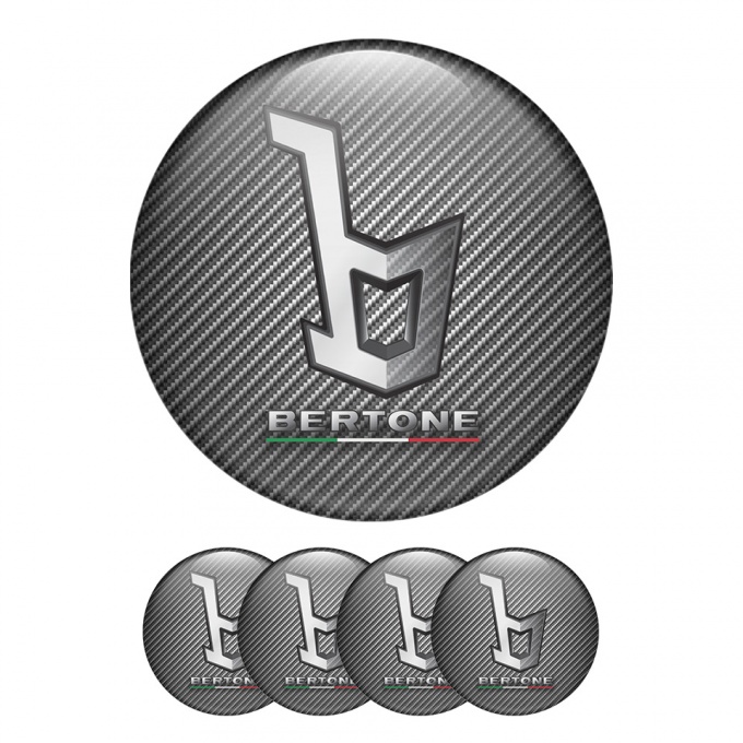 Opel Bertone Sticker Wheel Center Hub Cap Gray Carbon Printing