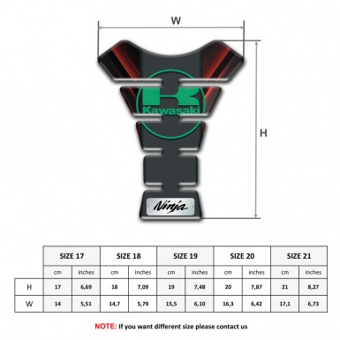 Kawasaki Tank Fuse Premium Quality Stylish Version 