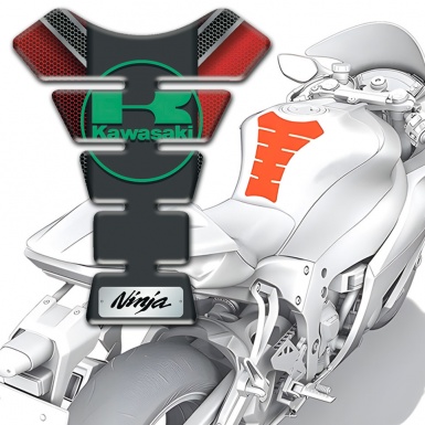 Kawasaki Tank Pad Motorbike Ninja Edition Amazing Style 