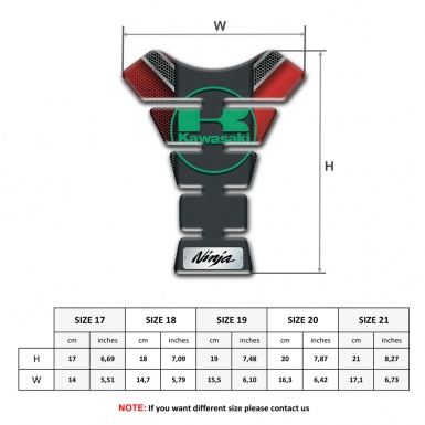 Kawasaki Tank Pad Motorbike Ninja Edition Amazing Style 