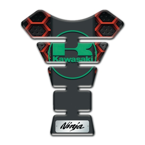 Kawasaki Tank Fuse Hexagons Figures base Green Logo 