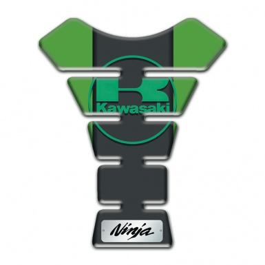 Kawasaki  Tank Pad Protector Green Base Ninja edition