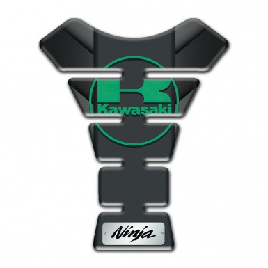 Kawasaki Tank Protector Ninja Edition Green Logo Design 
