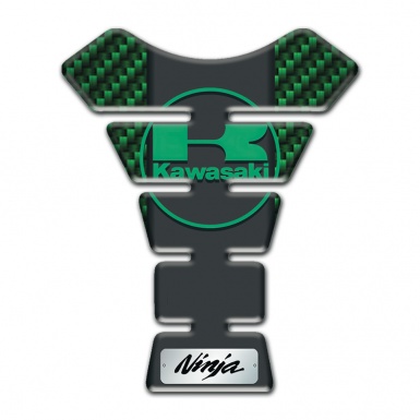 Kawasaki Tank Protector Green Carbon Edition Ninja Style 