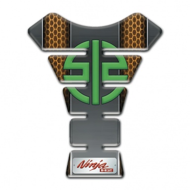 Kawasaki Tank Protector Copper Motive base Green Symbol Logo 