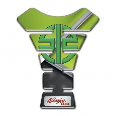 Kawasaki Tank Pad Protector Green Motive Style 
