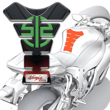 Kawasaki Tank Pad Protector Ninja Model Stylish Type 