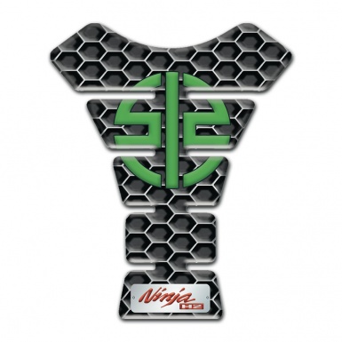 Kawasaki Tank Guard Pads Honeycomb Design Ninja Style 