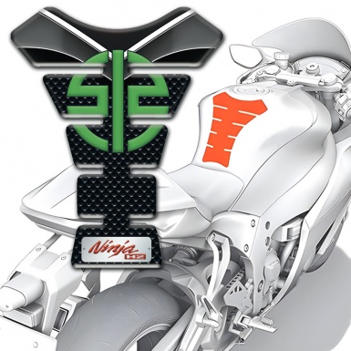 Kawasaki Tank Guard Pads High End Ninja H2 version 