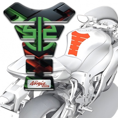 Kawasaki Tank Pad Motorbike Amazing base Style Ninja H2 edition 