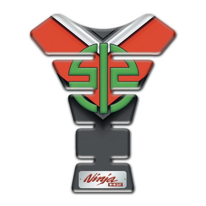 Kawasaki Tank Guard Pads Motorcycle Silicone Sticker Ninja H2 model 